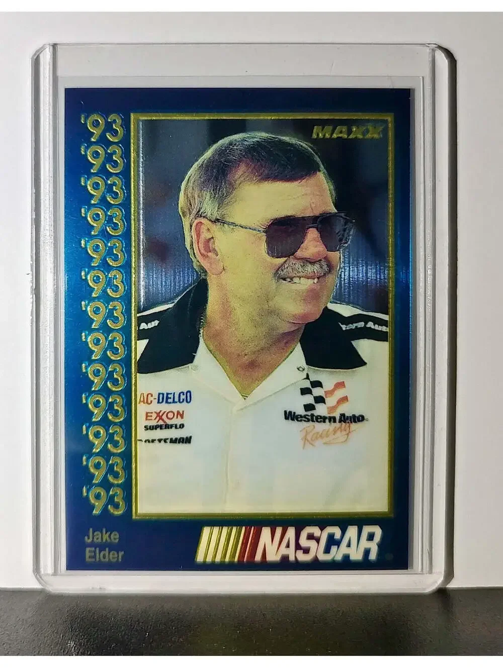 Jake Elder 1993 Maxx Premier Plus Racing #135 NASCAR Card DARWAL Inc.